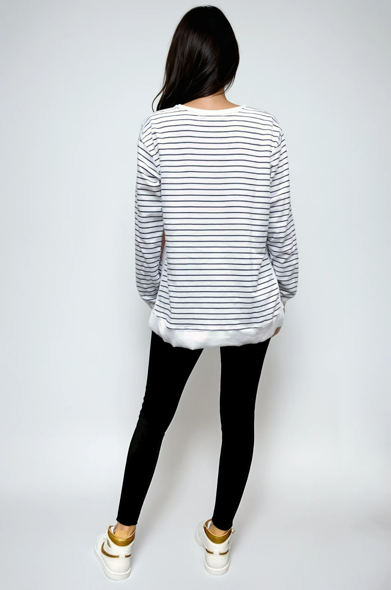 Suzie Sweater Stripe - Pink Lightning Print