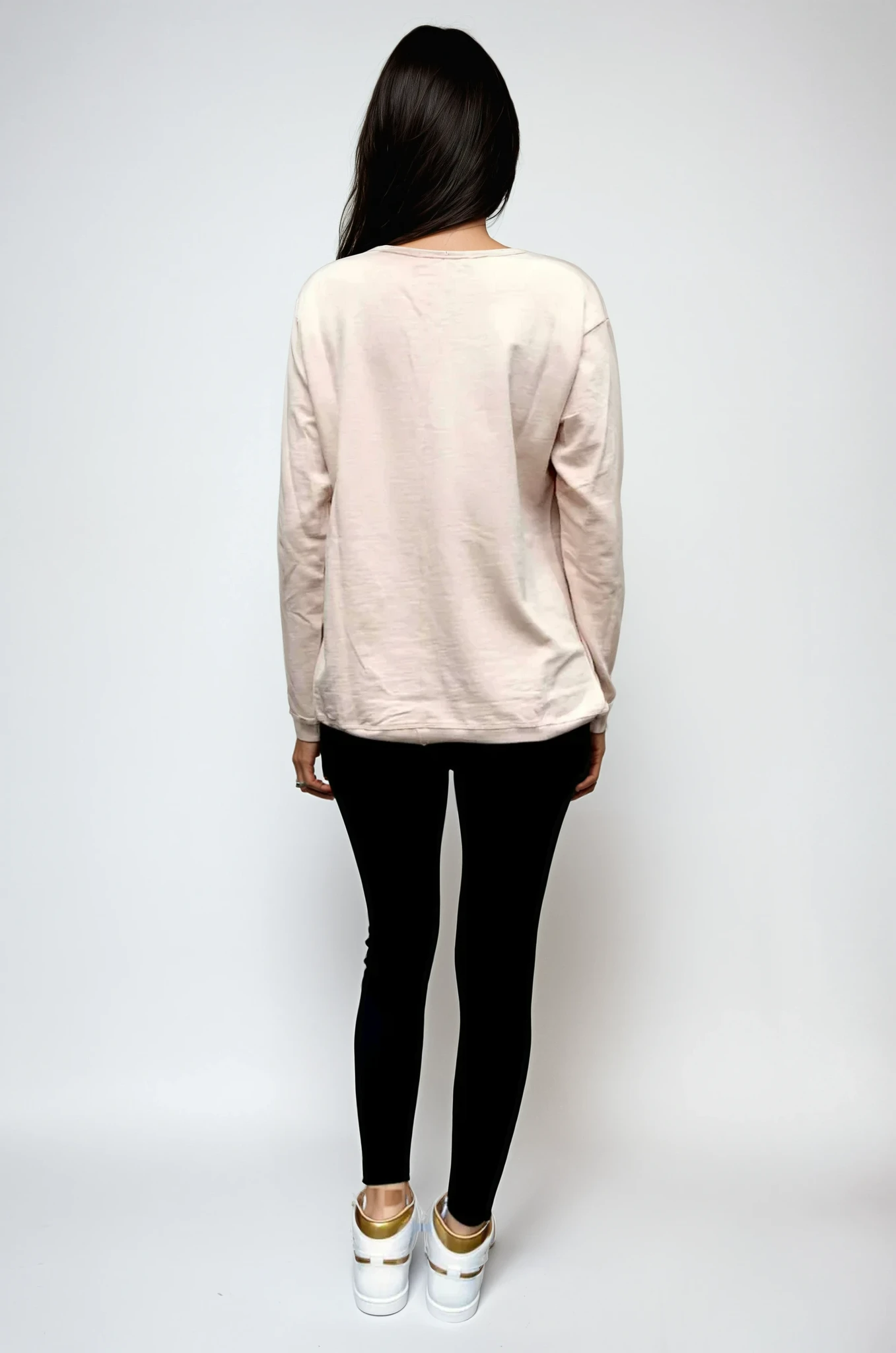 Taylor Sweater Blush - Evil Eye Pink Sequin