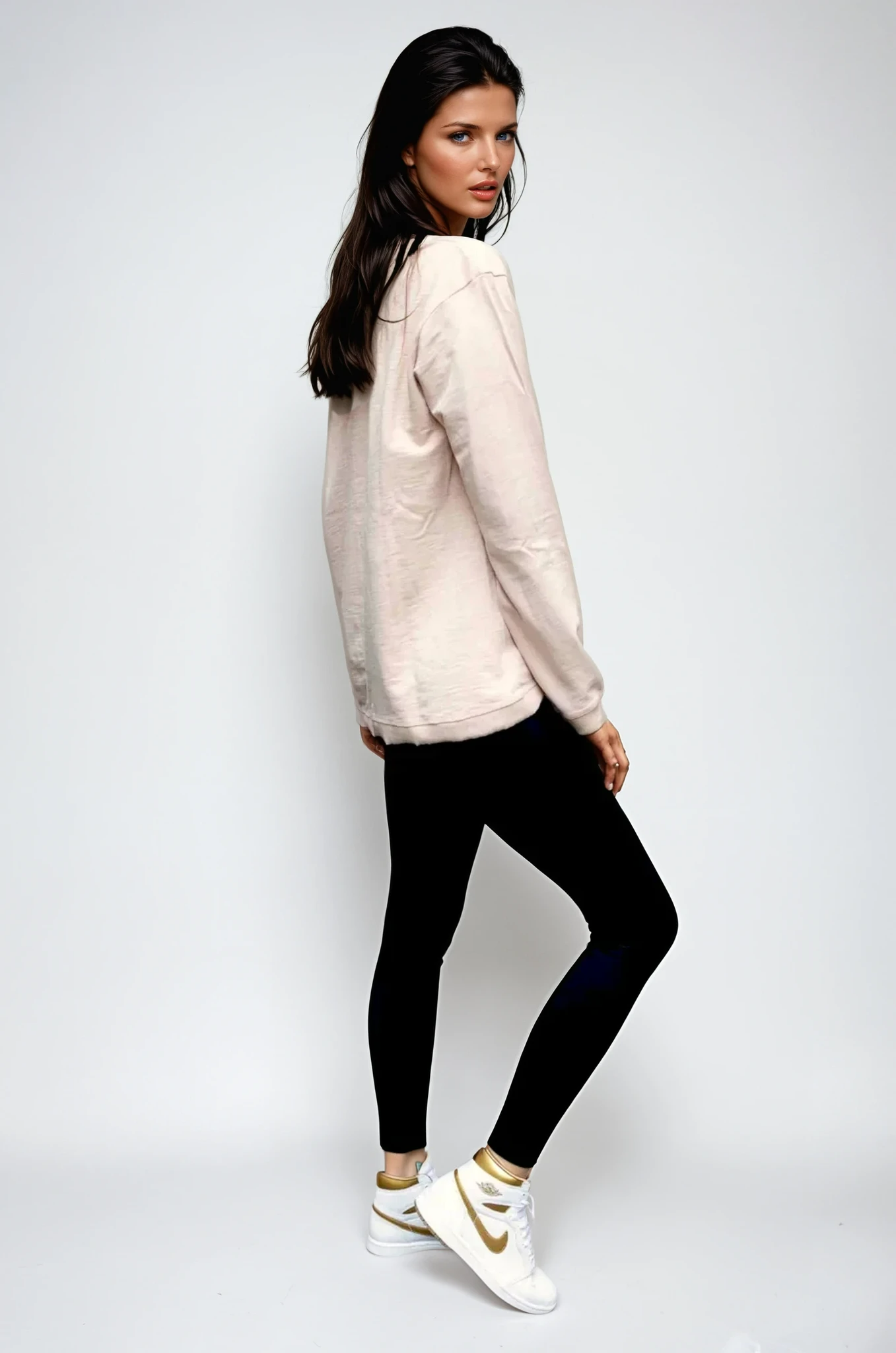 Taylor Sweater Blush - Pink Lightning Print